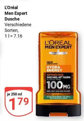 Globus L'Oréal Men Expert Dusche Angebot