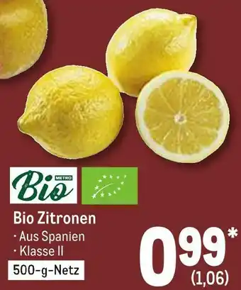 METRO Metro bio bio zitronen Angebot