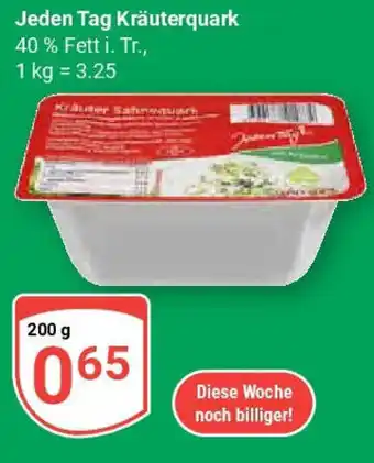 Globus Jeden Tag Kräuterquark Angebot