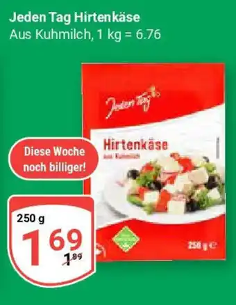 Globus Jeden Tag Hirtenkäse Angebot