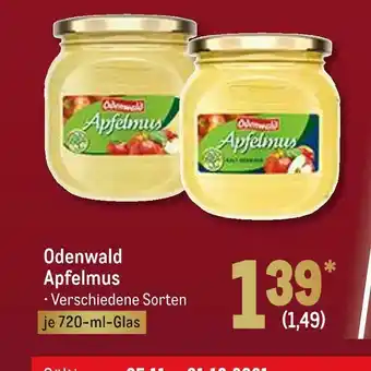 METRO Odenwald apfelmus Angebot