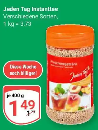 Globus Jeden Tag Instanttee Angebot