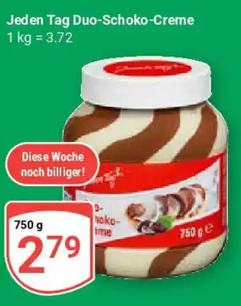 Globus Jeden Tag Duo-Schoko-Creme Angebot