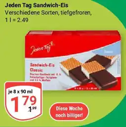 Globus Jeden Tag Sandwich-Eis Angebot