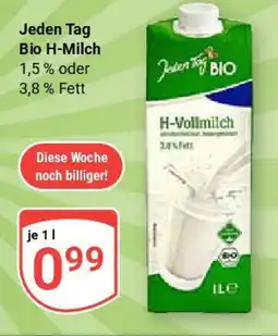 Globus Jeden Tag Bio H-Milch Angebot