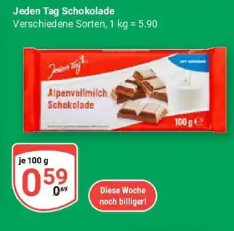 Globus Jeden Tag Schokolade Angebot