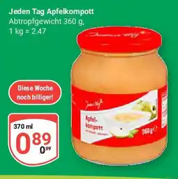 Globus Jeden Tag Apfelkompott Angebot