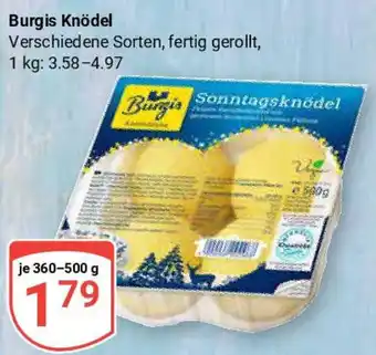 Globus Burgis Knödel Angebot