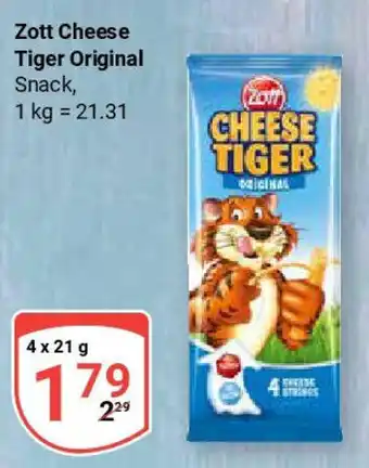 Globus Zott Cheese Tiger Original Angebot