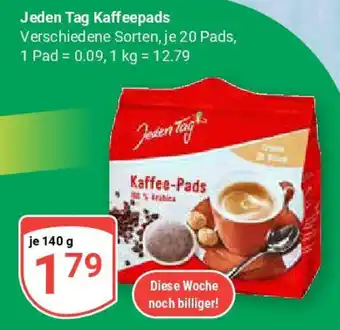 Globus Jeden Tag Kaffeepads Angebot