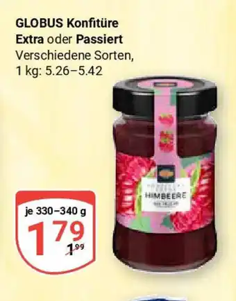 Globus GLOBUS Konfitüre Extra oder Passiert Angebot