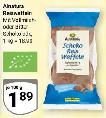 Globus Alnatura Reiswaffeln Angebot