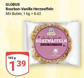 Globus GLOBUS Bourbon-Vanille Herzwaffeln Angebot