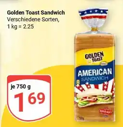 Globus Golden Toast Sandwich Angebot