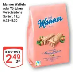 Globus Manner Waffeln oder Törtchen Angebot