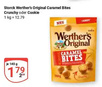 Globus Storck Werther's Original Caramel Bites Crunchy oder Cookie Angebot