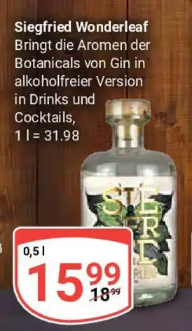 Globus Siegfried Wonderleaf Angebot