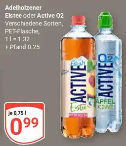 Globus Adelholzener Eistee oder Active 02 Angebot