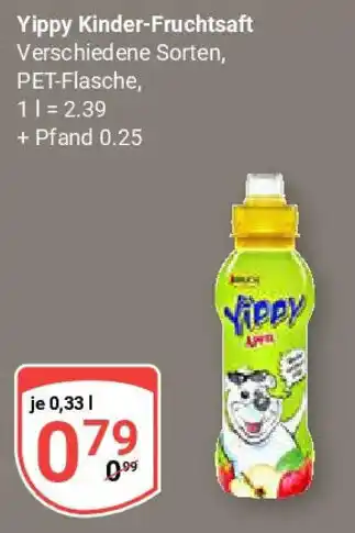 Globus Yippy Kinder-Fruchtsaft Angebot