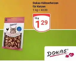 Globus Dokas Hühnerherzen für Katzen Angebot