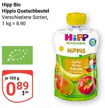 Globus Hipp Bio Hippis Quetschbeutel Angebot