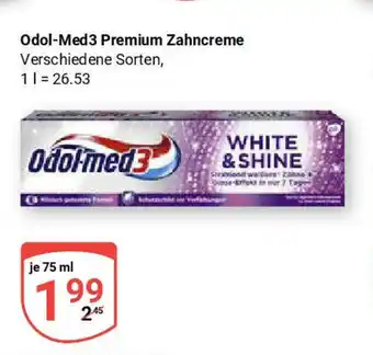 Globus Odol-Med3 Premium Zahncreme Angebot