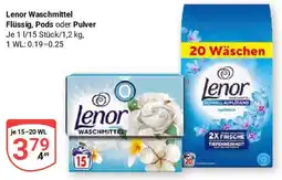 Globus Lenor Waschmittel Flüssig, Pods oder Pulver Angebot