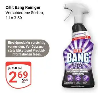 Globus Cillit Bang Reiniger Angebot