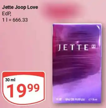 Globus Jette Joop Love EdP Angebot