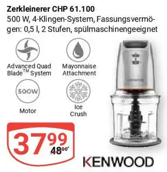 Globus KENWOOD Zerkleinerer CHP 61.100 Angebot