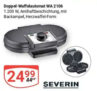 Globus SEVERIN Doppel-Waffelautomat WA 2106 Angebot