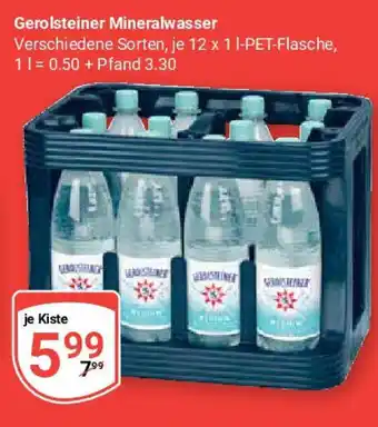 Globus Gerolsteiner Mineralwasser Angebot