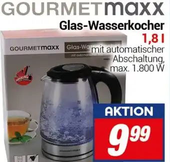 CENTERSHOP GOURMETmaxx Glas-Wasserkocher Angebot