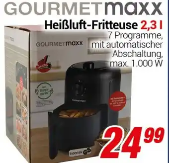 CENTERSHOP GOURMETmaxx| Heißluft-Fritteuse 2,3 l Angebot