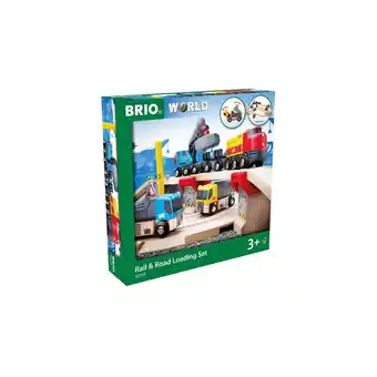 Netto Marken-Discount BRIO Spiel Steinverlade Set, Straßen & Schienen Angebot