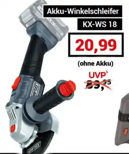 CENTERSHOP Akku-Winkelschleifer KX-WS 18 Angebot