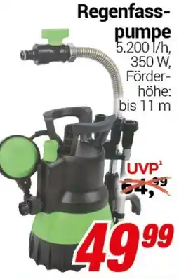 CENTERSHOP Regenfass- pumpe Angebot