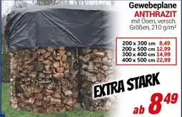 CENTERSHOP Gewebeplane ANTHRAZIT Angebot