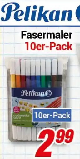 CENTERSHOP Pelikan Fasermaler 10er-Pack Angebot