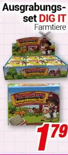 CENTERSHOP Ausgrabungs- set DIG IT Farmtiere Angebot