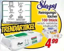 CENTERSHOP Sleepy Reinigungs- tücher Angebot