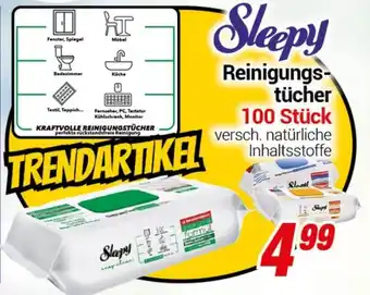 CENTERSHOP Sleepy Reinigungs- tücher Angebot