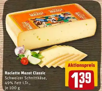 REWE Raclette mazot classic Angebot