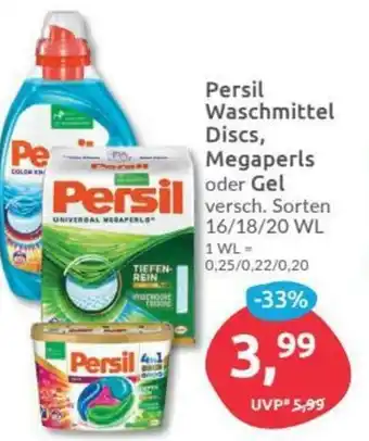 Budni Persil Waschmittel, Discs, Megaperls oder Gel Angebot