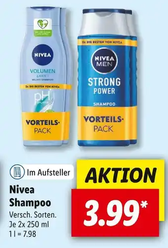 Lidl Nivea shampoo Angebot