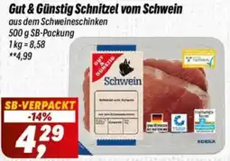 Simmel Gut & Günstig Schnitzel vom Schwein Angebot