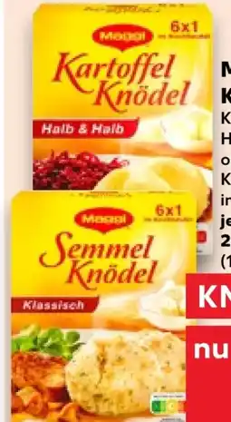 Kaufland Maggi Kartoffelknödel Halb & Halb, im Kochbeutel Angebot