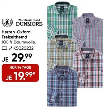 Galeria DUNMORE Herren-Oxford Freizeithemd Angebot