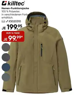 Galeria killtec Herren-Funktionsjacke Angebot