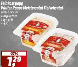 Simmel Feinkost popp Walter Popps Meistersalat Fleischsalat Angebot